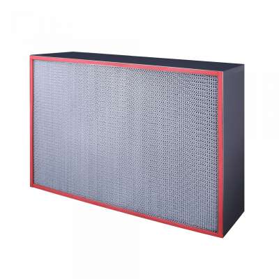 Box Hepa filter air handling unit Aluminum Foil High Efficiency Air Filters